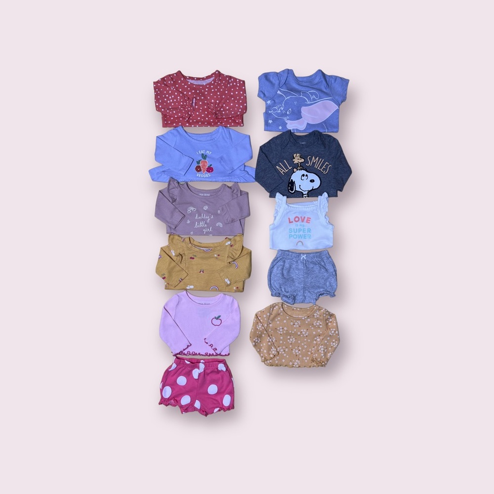 11 Piece Baby Girl Lot Size : Newborn